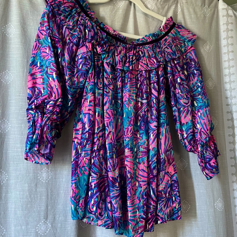 Lily Pulitzer Ceecee Off-The-Shoulder top